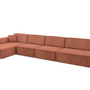 Narożnik lewostronny bez funkcji spania IREA-L3-v4 412x165x77 Morelowy 775307 Narożnik lewostronny bez funkcji spania IREA-L3-v4 412x165x77 Morelowy 775307