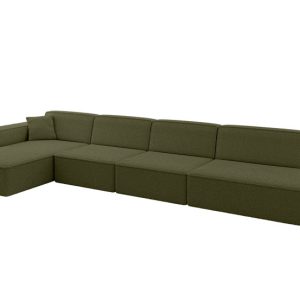 Narożnik lewostronny bez funkcji spania IREA-L3-v4 412x165x77 Zielony 775218 Narożnik lewostronny bez funkcji spania IREA-L3-v4 412x165x77 Zielony 775218
