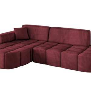 Narożnik lewostronny bez funkcji spania LIVO-L1 – 252x173x79,5 Bordowy 796074 Narożnik lewostronny bez funkcji spania LIVO-L1 – 252x173x79,5 Bordowy 796074