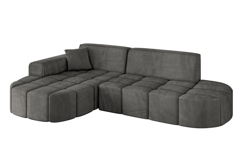 Narożnik lewostronny bez funkcji spania LIVO-L1 252x173x79,5 Ciemnoszary 795934