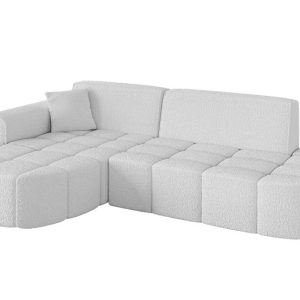 Narożnik lewostronny bez funkcji spania LIVO-L1 – 252x173x79,5 cm Biały 796064 Narożnik lewostronny bez funkcji spania LIVO-L1 – 252x173x79,5 cm Biały 796064