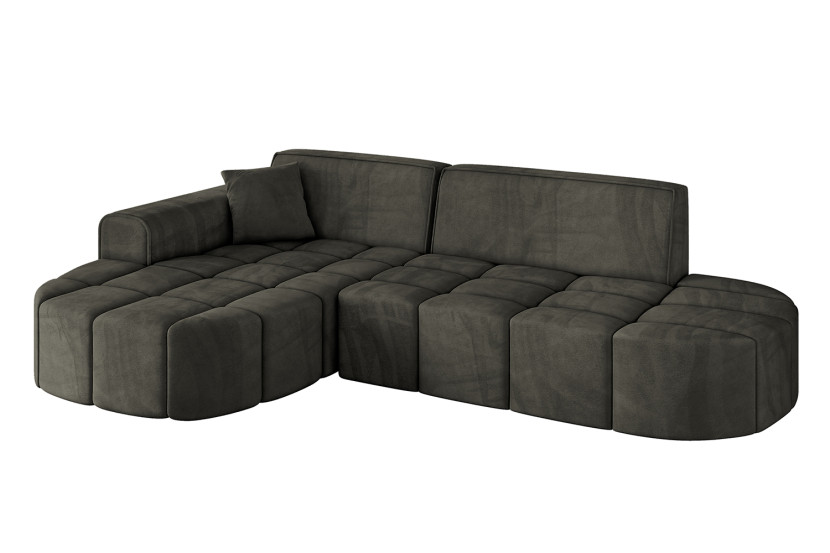 Narożnik lewostronny bez funkcji spania LIVO-L1 - 252x173x79,5 Czarny 796079