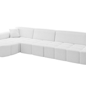 Narożnik lewostronny bez funkcji spania LIVO-L2 – 337x173x79,5 cm Biały 795937 Narożnik lewostronny bez funkcji spania LIVO-L2 – 337x173x79,5 cm Biały 795937