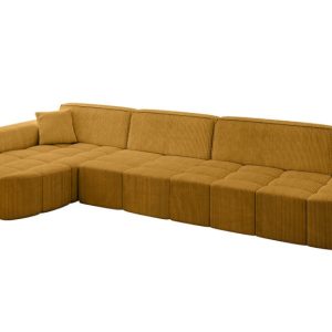 Narożnik lewostronny bez funkcji spania LIVO-L2 – 337x173x79,5 cm Żółty 795929 Narożnik lewostronny bez funkcji spania LIVO-L2 – 337x173x79,5 cm Żółty 795929