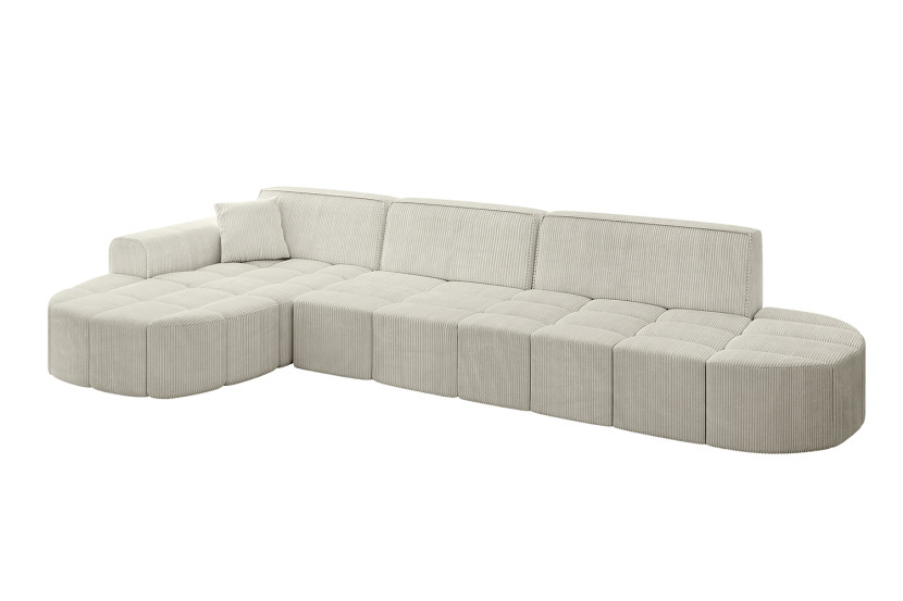 Narożnik lewostronny bez funkcji spania LIVO-L2 337x173x79,5 Kremowy 795964