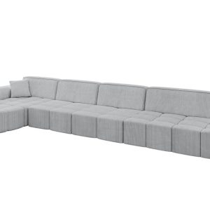 Narożnik lewostronny bez funkcji spania LIVO-L3 – 422x173x79,5 cm Szary 796088 Narożnik lewostronny bez funkcji spania LIVO-L3 – 422x173x79,5 cm Szary 796088