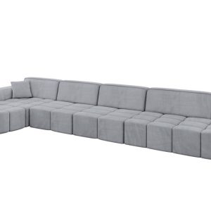 Narożnik lewostronny bez funkcji spania LIVO-L3 – 422x173x79,5 cm Szary 796165 Narożnik lewostronny bez funkcji spania LIVO-L3 – 422x173x79,5 cm Szary 796165