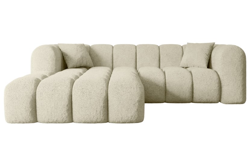 Narożnik lewostronny bez funkcji spania OLEA-L1 - 231x173x74 Beżowy 526762