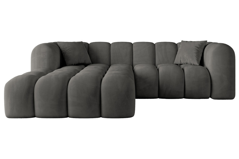 Narożnik lewostronny bez funkcji spania OLEA-L1 231x173x74 Ciemnoszary 801206