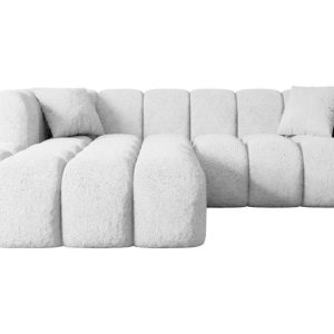 Narożnik lewostronny bez funkcji spania OLEA-L1 – 231x173x74 cm Biały 526753 Narożnik lewostronny bez funkcji spania OLEA-L1 – 231x173x74 cm Biały 526753