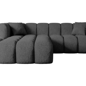 Narożnik lewostronny bez funkcji spania OLEA-L1 – 231x173x74 cm Szary 526769 Narożnik lewostronny bez funkcji spania OLEA-L1 – 231x173x74 cm Szary 526769