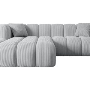 Narożnik lewostronny bez funkcji spania OLEA-L1 – 231x173x74 cm Szary 526734 Narożnik lewostronny bez funkcji spania OLEA-L1 – 231x173x74 cm Szary 526734