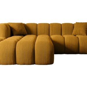 Narożnik lewostronny bez funkcji spania OLEA-L1 – 231x173x74 cm Żółty 526766 Narożnik lewostronny bez funkcji spania OLEA-L1 – 231x173x74 cm Żółty 526766