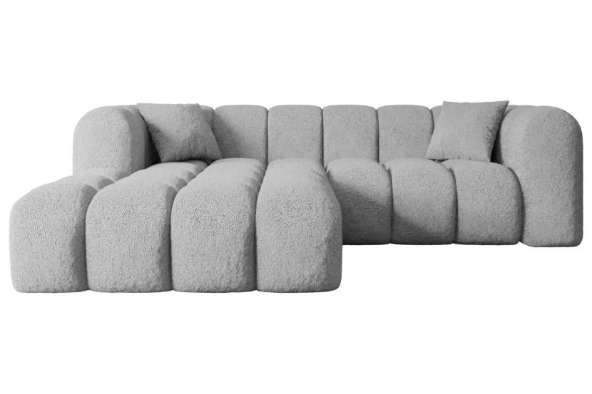 Narożnik lewostronny bez funkcji spania OLEA-L1 231x173x74 Jasnoszary 526751