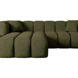 Narożnik lewostronny bez funkcji spania OLEA-L1 – 231x173x74 Zielony 526771 Narożnik lewostronny bez funkcji spania OLEA-L1 – 231x173x74 Zielony 526771