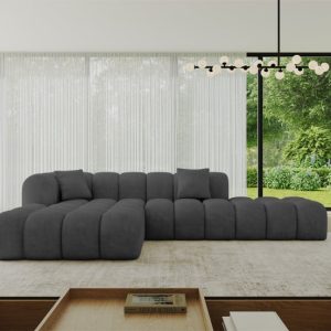 Narożnik lewostronny bez funkcji spania OLEA-L2 289x176x71 Ciemnoszary 801221 Narożnik lewostronny bez funkcji spania OLEA-L2 289x176x71 Ciemnoszary 801221