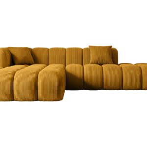 Narożnik lewostronny bez funkcji spania OLEA-L2 – 289x176x71 cm Żółty 525324 Narożnik lewostronny bez funkcji spania OLEA-L2 – 289x176x71 cm Żółty 525324
