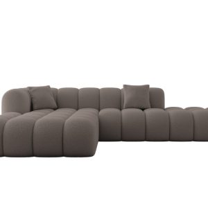 Narożnik lewostronny bez funkcji spania OLEA-L2 289x176x71cm Brązowy 1066542