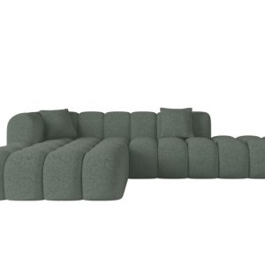 Narożnik lewostronny bez funkcji spania OLEA-L2 289x176x71cm Zielony 1066476