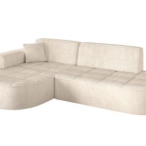 Narożnik lewostronny bez funkcji spania TARO-L1 – 243x171x79,5 Beżowy 800234