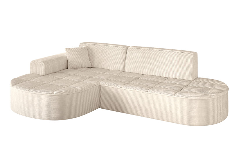 Narożnik lewostronny bez funkcji spania TARO-L1 - 243x171x79,5 Beżowy 800234