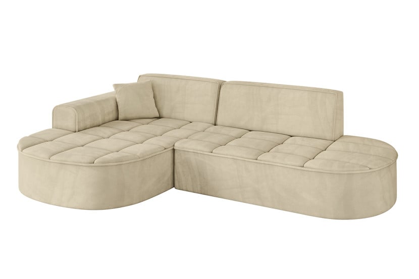 Narożnik lewostronny bez funkcji spania TARO-L1 - 243x171x79,5 Beżowy 800244