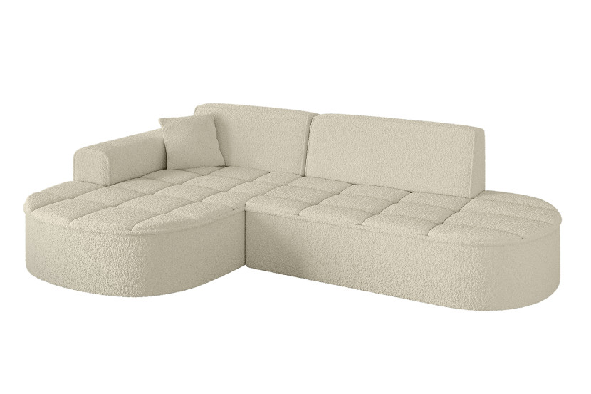 Narożnik lewostronny bez funkcji spania TARO-L1 - 243x171x79,5 Beżowy 800219