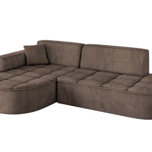 Narożnik lewostronny bez funkcji spania TARO-L1 – 243x171x79,5 Brązowy 800278