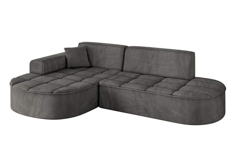 Narożnik lewostronny bez funkcji spania TARO-L1 243x171x79,5 Ciemnoszary 800231