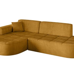 Narożnik lewostronny bez funkcji spania TARO-L1 – 243x171x79,5 cm Żółty 800173 Narożnik lewostronny bez funkcji spania TARO-L1 – 243x171x79,5 cm Żółty 800173