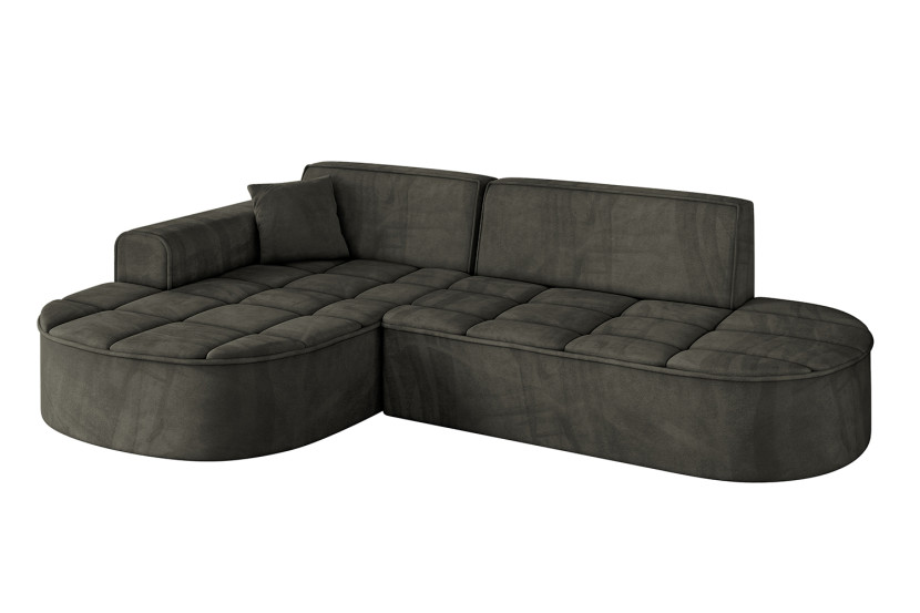 Narożnik lewostronny bez funkcji spania TARO-L1 - 243x171x79,5 Czarny 800282