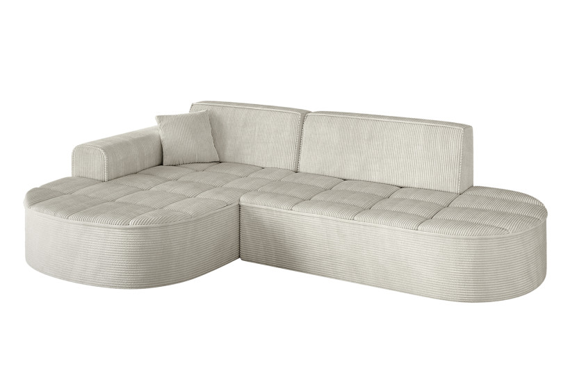 Narożnik lewostronny bez funkcji spania TARO-L1 243x171x79,5 Kremowy 800308