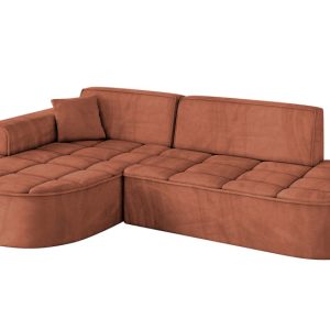 Narożnik lewostronny bez funkcji spania TARO-L1 – 243x171x79,5 Morelowy 800214 Narożnik lewostronny bez funkcji spania TARO-L1 – 243x171x79,5 Morelowy 800214