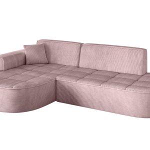Narożnik lewostronny bez funkcji spania TARO-L1 – 243x171x79,5 Różowy 800323 Narożnik lewostronny bez funkcji spania TARO-L1 – 243x171x79,5 Różowy 800323