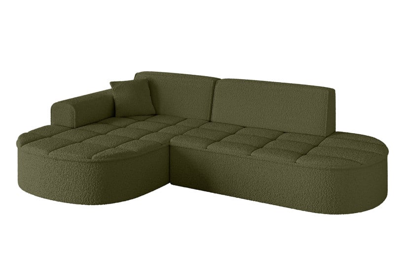 Narożnik lewostronny bez funkcji spania TARO-L1 - 243x171x79,5 Zielony 800302