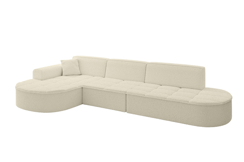 Narożnik lewostronny bez funkcji spania TARO-L2 - 328x171x79,5 Beżowy 800272