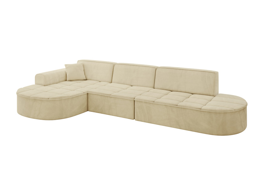 Narożnik lewostronny bez funkcji spania TARO-L2 - 328x171x79,5 Beżowy 800232