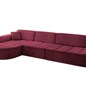 Narożnik lewostronny bez funkcji spania TARO-L2 – 328x171x79,5 Bordowy 800266 Narożnik lewostronny bez funkcji spania TARO-L2 – 328x171x79,5 Bordowy 800266