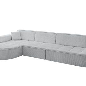 Narożnik lewostronny bez funkcji spania TARO-L2 – 328x171x79,5 cm Szary 800235 Narożnik lewostronny bez funkcji spania TARO-L2 – 328x171x79,5 cm Szary 800235