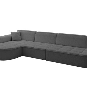 Narożnik lewostronny bez funkcji spania TARO-L2 – 328x171x79,5 cm Szary 800182 Narożnik lewostronny bez funkcji spania TARO-L2 – 328x171x79,5 cm Szary 800182