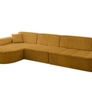 Narożnik lewostronny bez funkcji spania TARO-L2 – 328x171x79,5 cm Żółty 800238 Narożnik lewostronny bez funkcji spania TARO-L2 – 328x171x79,5 cm Żółty 800238