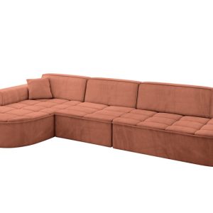Narożnik lewostronny bez funkcji spania TARO-L2 – 328x171x79,5 Morelowy 800304 Narożnik lewostronny bez funkcji spania TARO-L2 – 328x171x79,5 Morelowy 800304