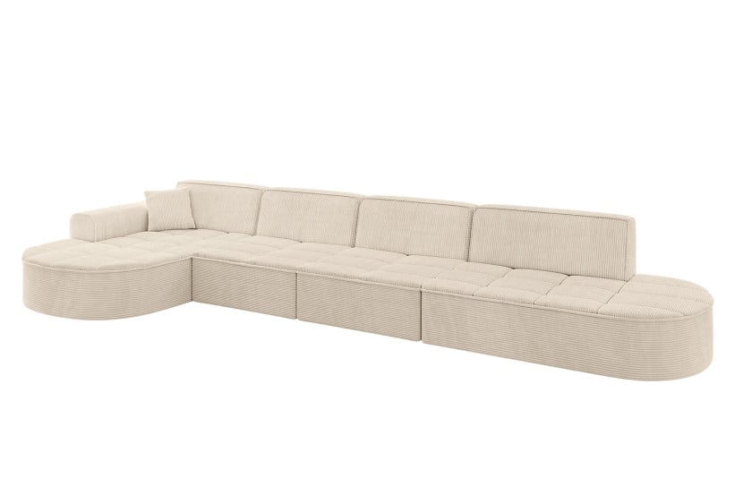 Narożnik lewostronny bez funkcji spania TARO-L3 - 413x171x79,5 Beżowy 800241
