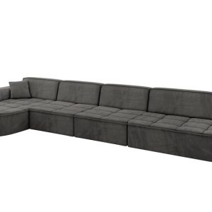 Narożnik lewostronny bez funkcji spania TARO-L3 413x171x79,5 Ciemnoszary 800264