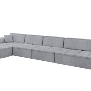 Narożnik lewostronny bez funkcji spania TARO-L3 – 413x171x79,5 cm Szary 800245 Narożnik lewostronny bez funkcji spania TARO-L3 – 413x171x79,5 cm Szary 800245