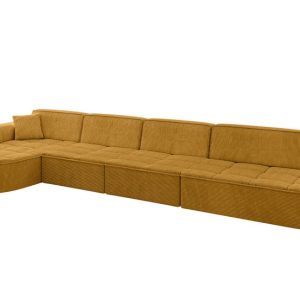 Narożnik lewostronny bez funkcji spania TARO-L3 – 413x171x79,5 cm Żółty 800258 Narożnik lewostronny bez funkcji spania TARO-L3 – 413x171x79,5 cm Żółty 800258