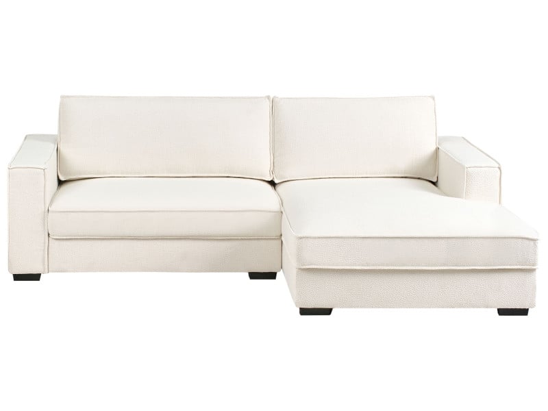 Narożnik lewostronny boucle złamana biel 716368