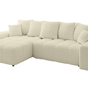 Narożnik lewostronny ENIL-L – 297x189x68 cm Beżowy 853839