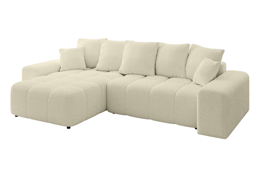 Narożnik lewostronny ENIL-L - 297x189x68 cm Beżowy 853839
