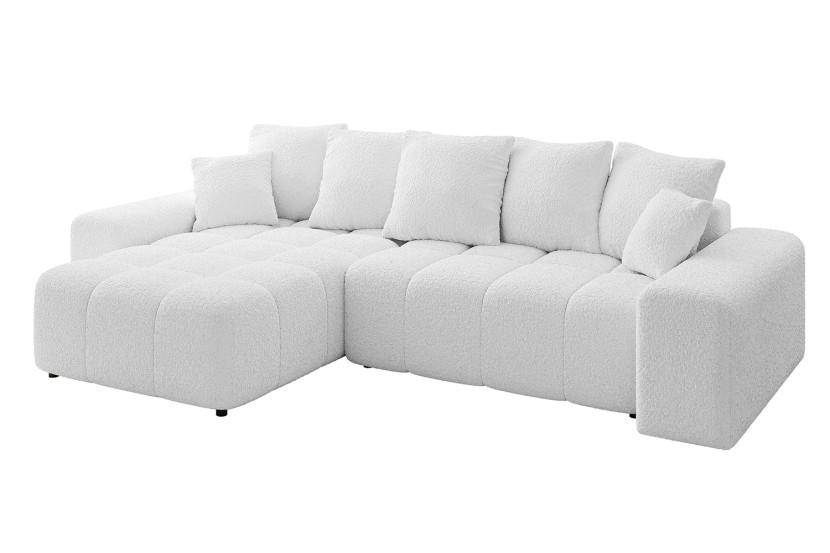 Narożnik lewostronny ENIL-L - 297x189x68 cm Biały 853829